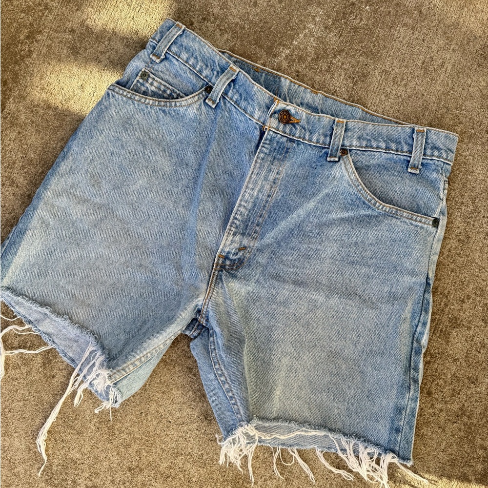Levi’s vintage blue denim shorts